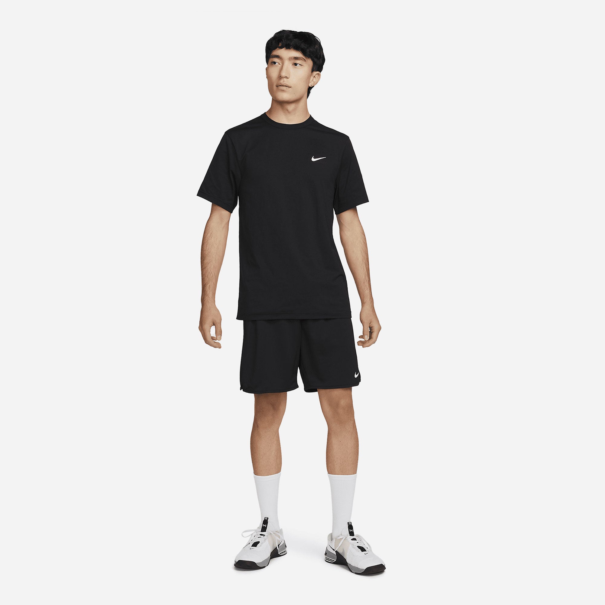 Áo Thun Nam Nike Dri-Fit Uv Hyverse Ss - Đen - Supersports Vietnam