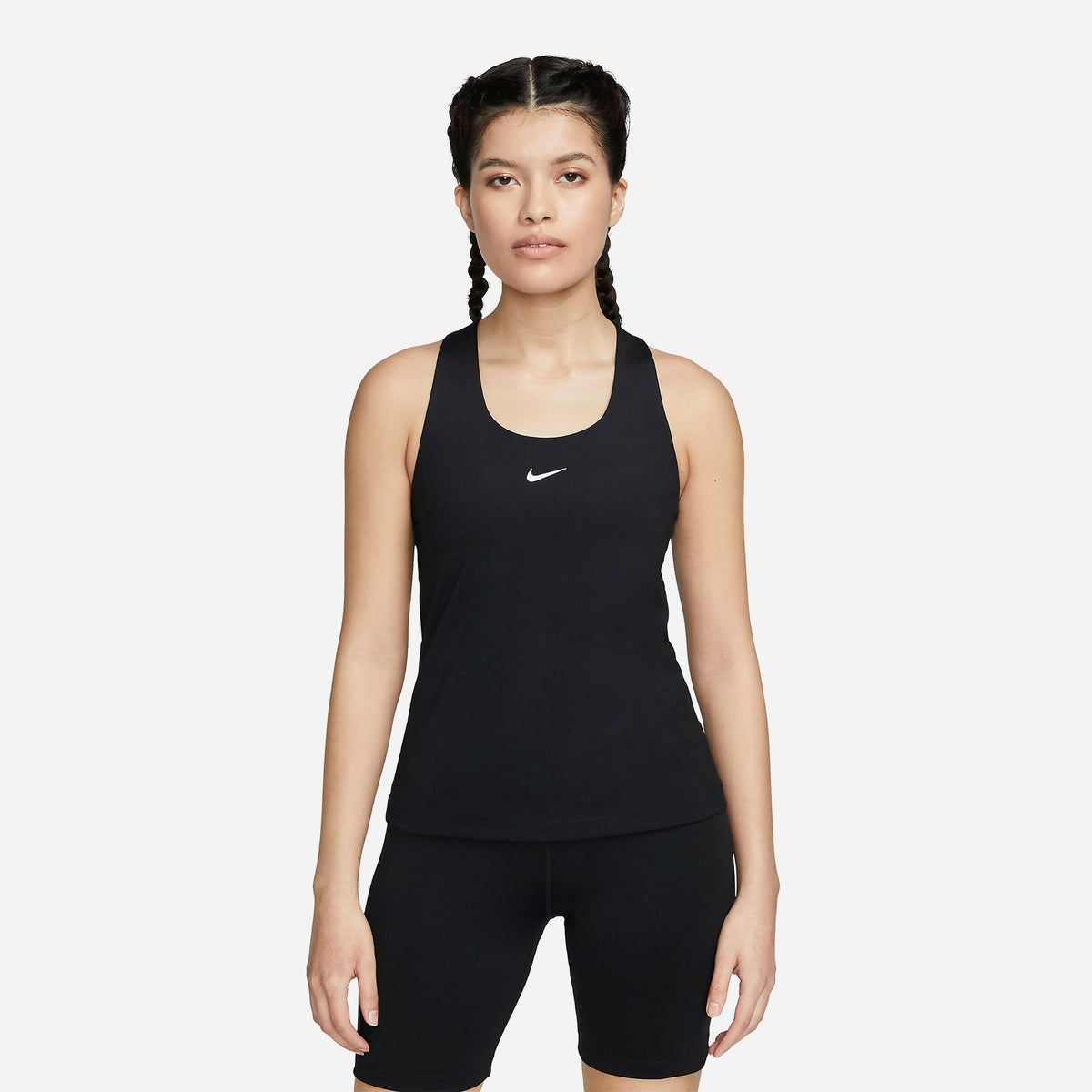 Áo Ba Lỗ Nữ Nike Swoosh - Đen