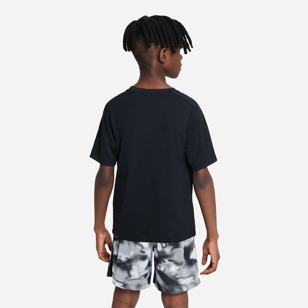 Áo Tay Ngắn Bé Trai Nike Dri Fit Multi - Đen - Supersports Vietnam