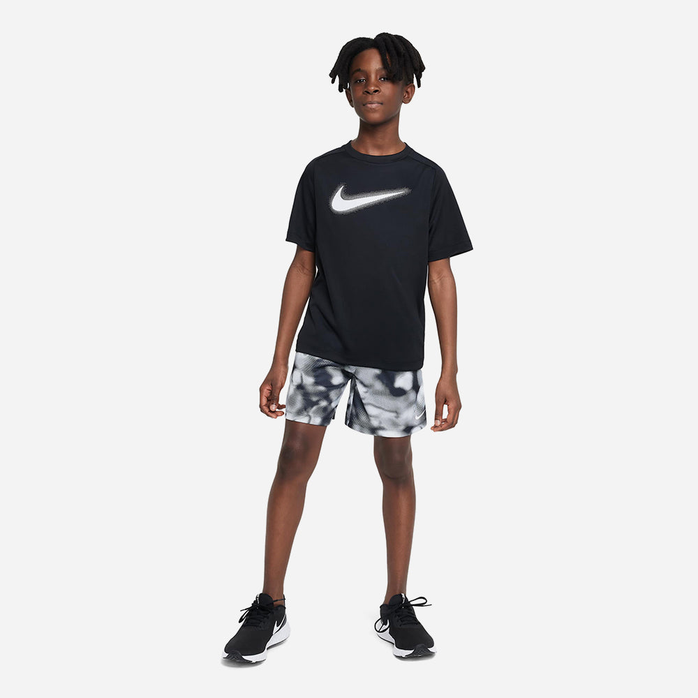 Áo Tay Ngắn Bé Trai Nike Dri Fit Multi - Đen - Supersports Vietnam