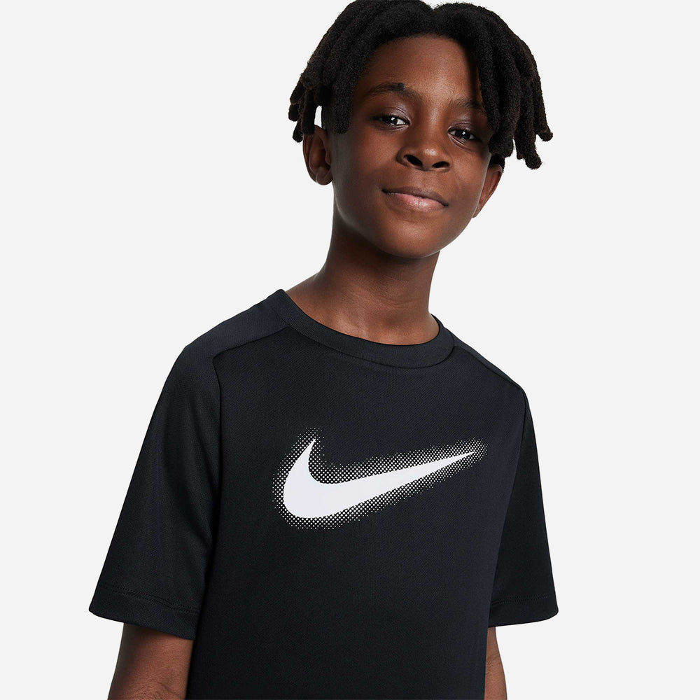 Áo Tay Ngắn Bé Trai Nike Dri Fit Multi - Đen - Supersports Vietnam
