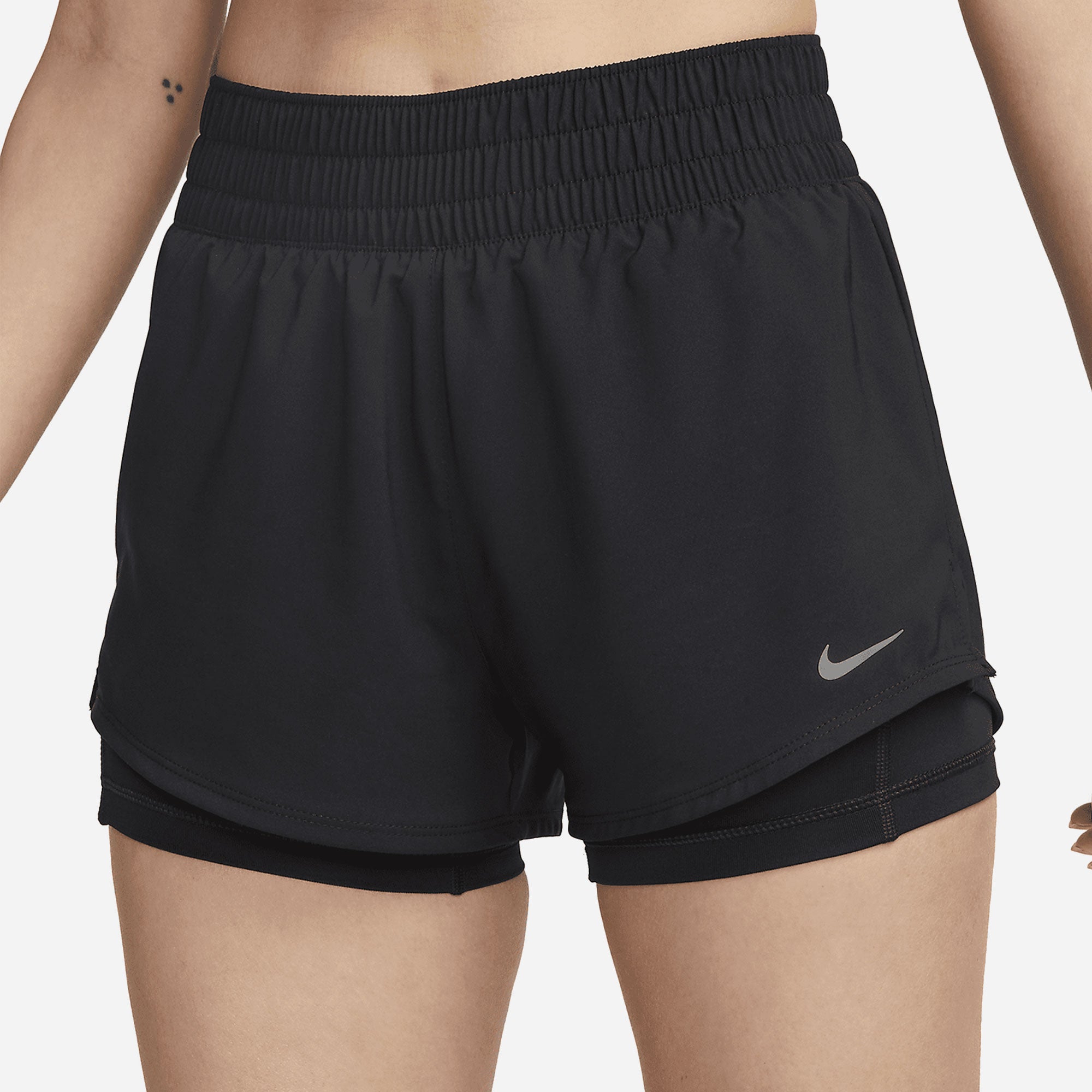 Quần Ngắn Nữ Nike Dri-Fit One 3In 2N1 - Đen - Supersports Vietnam