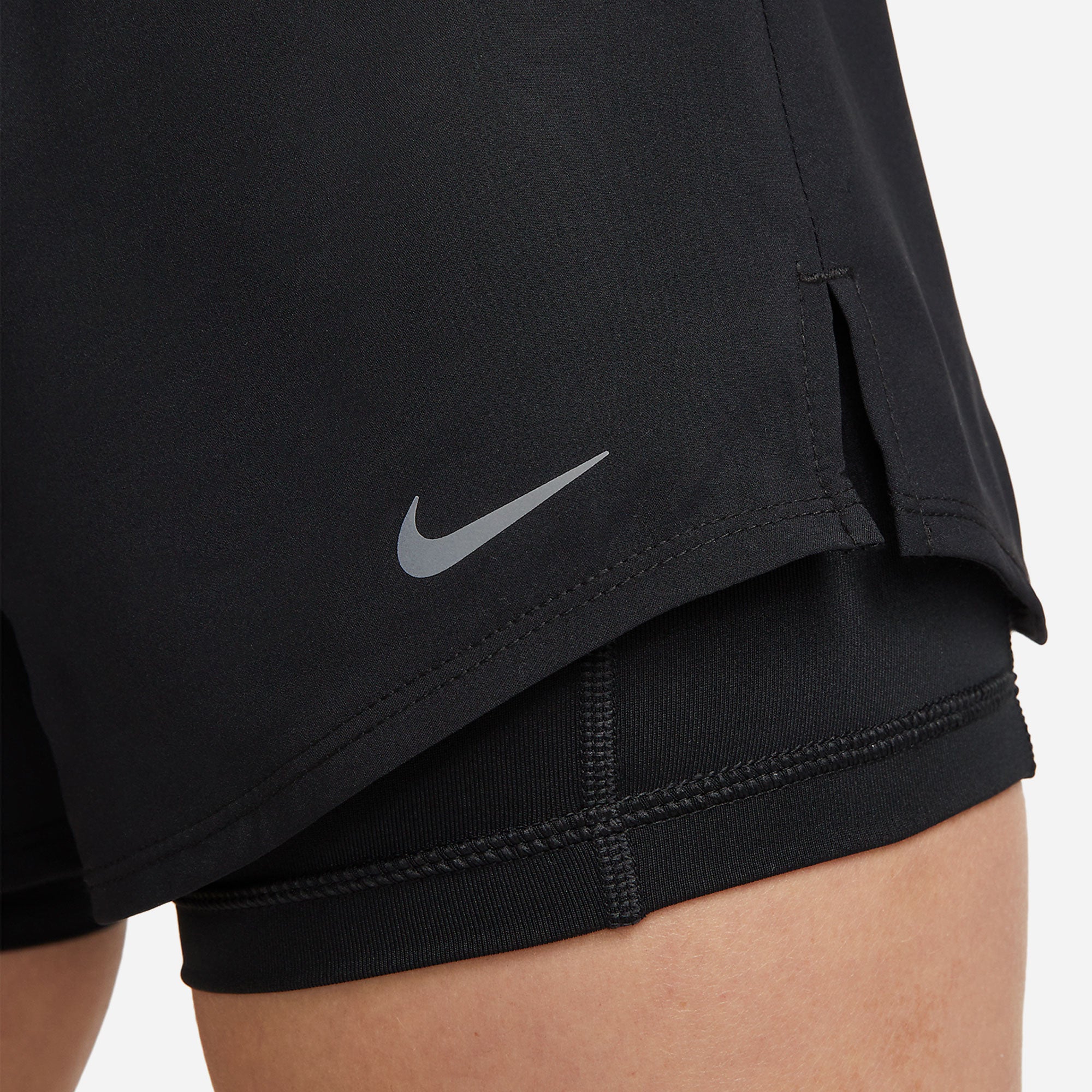 Quần Ngắn Nữ Nike Dri-Fit One 3In 2N1 - Đen - Supersports Vietnam