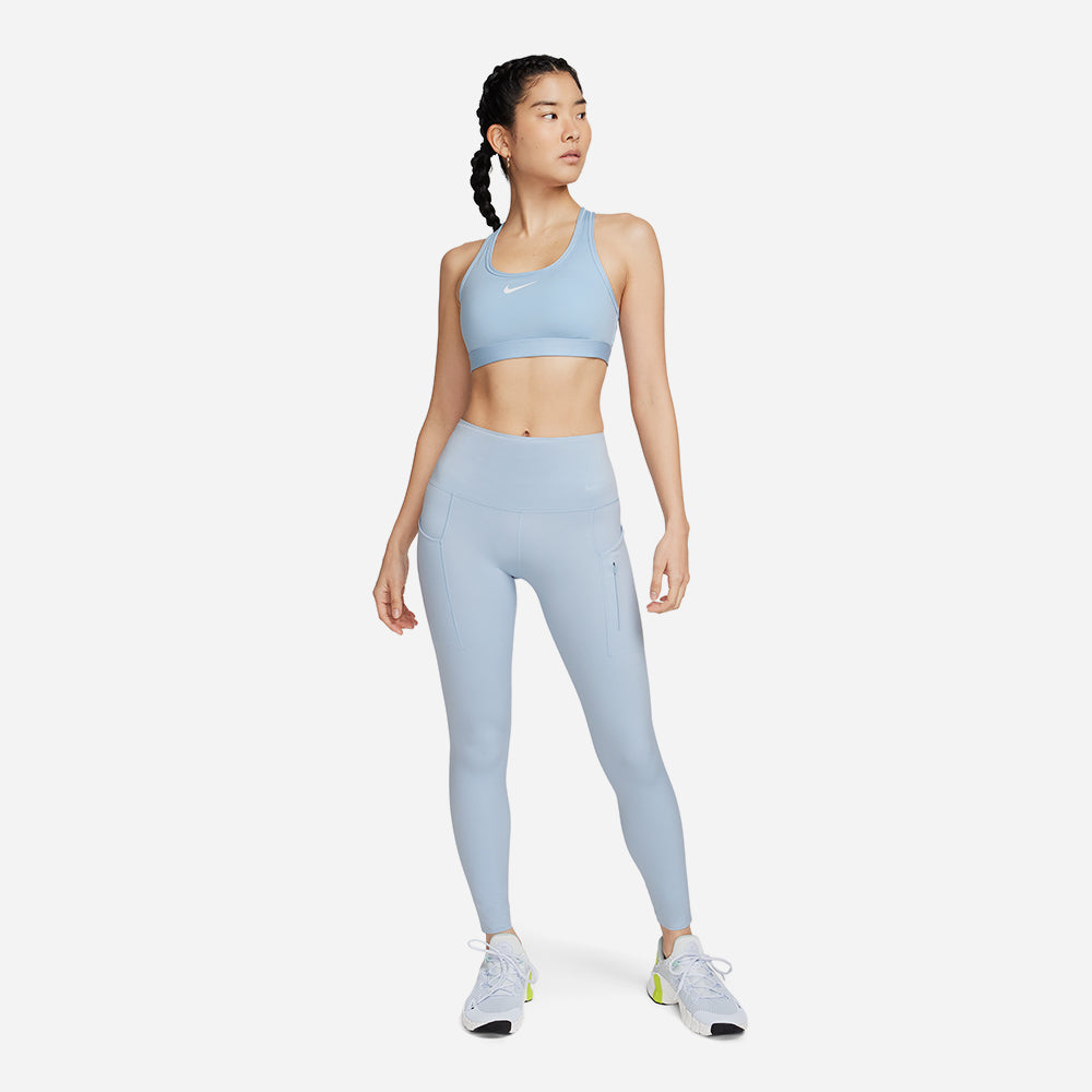 Áo Bra Nữ Nike Swoosh - Xanh Dương - Supersports Vietnam