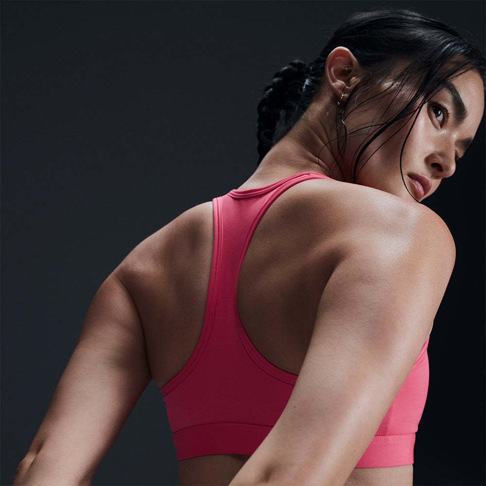 Áo Bra Thể Thao Nữ Nike Swoosh - Hồng - Supersports Vietnam