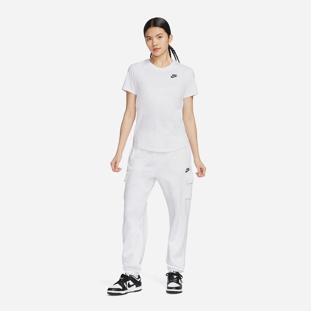 Áo Thun Nữ Nike Sportswear Club Essentials - Trắng - Supersports Vietnam