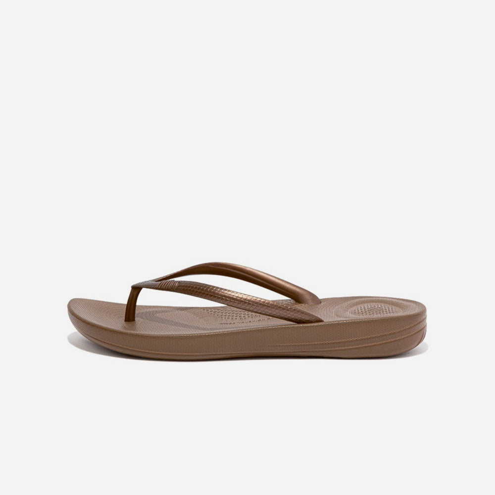 Dép Xỏ Ngón Nữ Fitflop Iqushion Ergonomic - Nâu - Supersports Vietnam