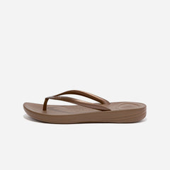 Dép Xỏ Ngón Nữ Fitflop Iqushion Ergonomic - Nâu - Supersports Vietnam