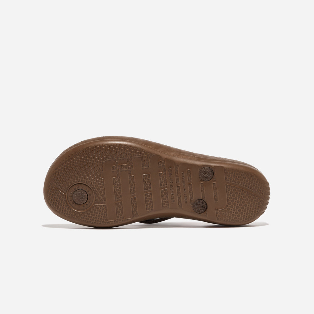 Dép Xỏ Ngón Nữ Fitflop Iqushion Ergonomic - Nâu - Supersports Vietnam