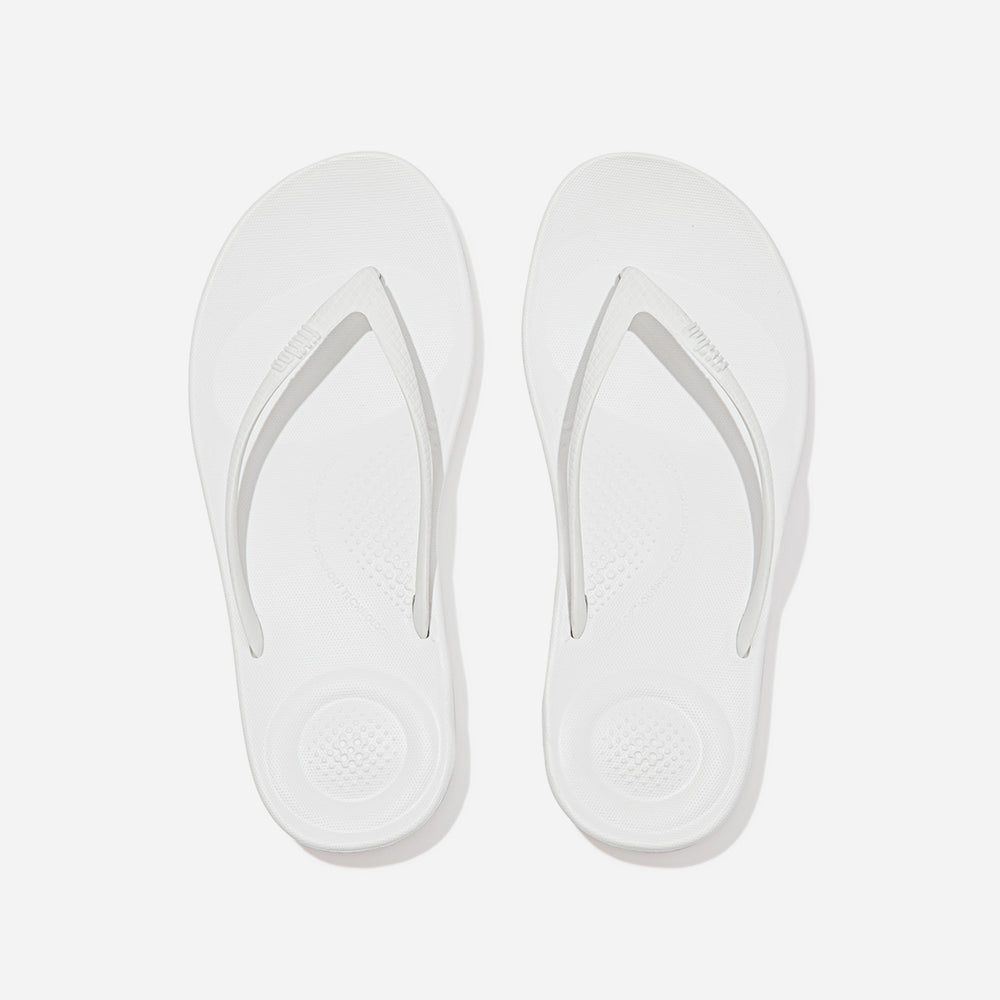 Dép Xỏ Ngón Nữ Fitflop Iqushion Ergonomic - Trắng - Supersports Vietnam
