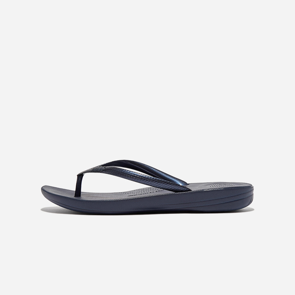 Dép Xỏ Ngón Nữ Fitflop Iqushion Ergonomic - Xanh Navy - Supersports Vietnam