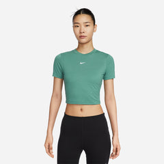 Áo Crop-Top Nữ Nike As Essential Slim Fit - Xanh Lá - Supersports Vietnam