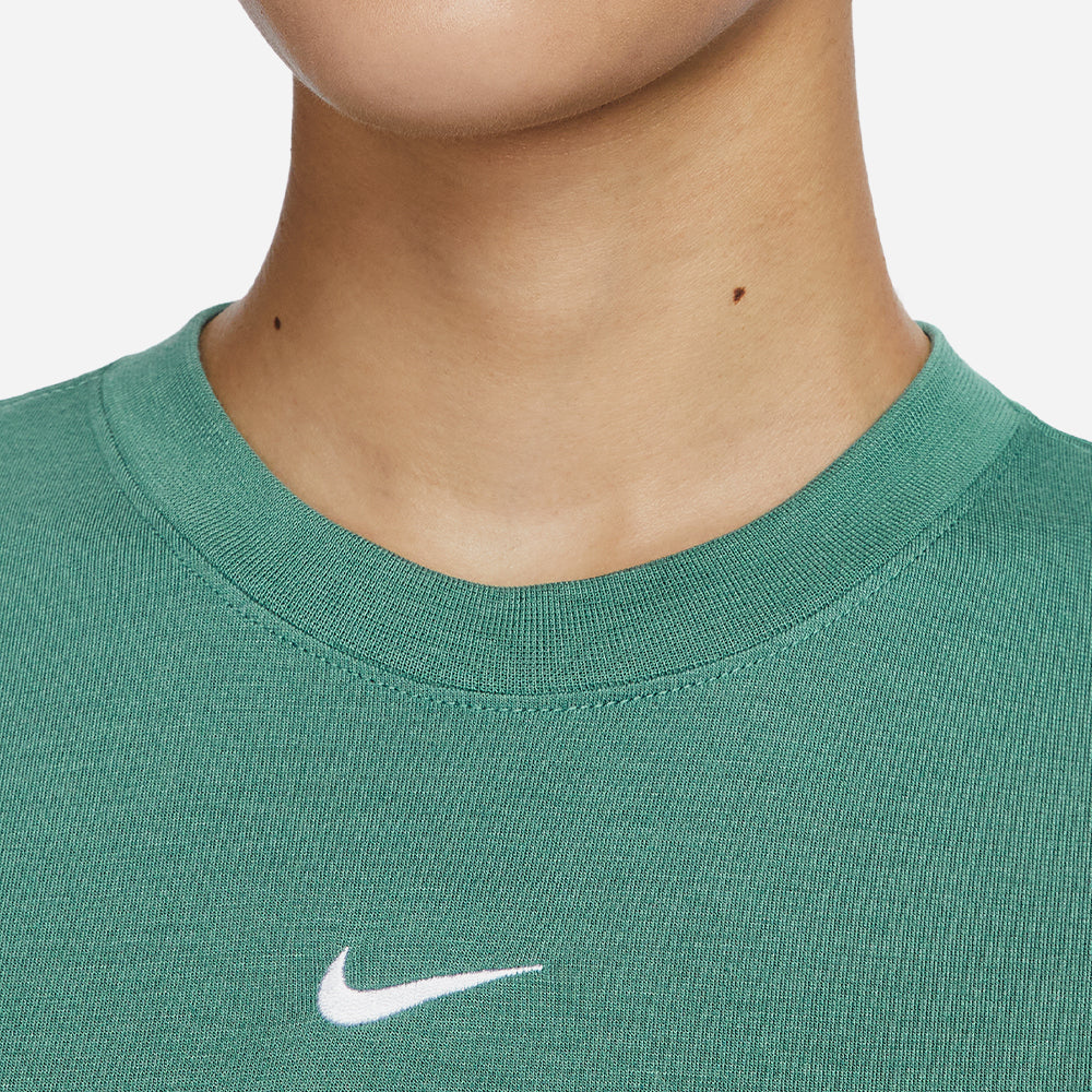 Áo Crop-Top Nữ Nike As Essential Slim Fit - Xanh Lá - Supersports Vietnam