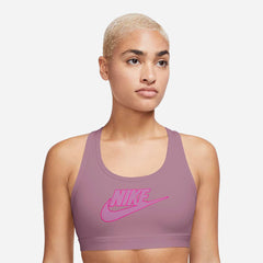 Áo Bra Thể Thao Nữ Nike Futura Swoosh Medium Support - Tím - Supersports Vietnam