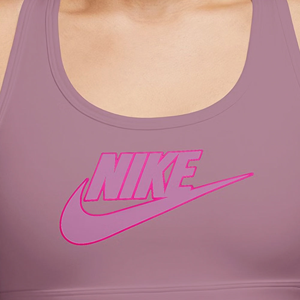 Áo Bra Thể Thao Nữ Nike Futura Swoosh Medium Support - Tím - Supersports Vietnam