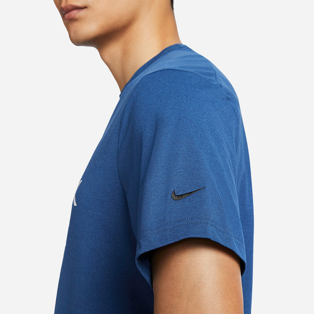 Áo Tay Ngắn Nam Nike Dri-Fit Track Club - Xanh Dương - Supersports Vietnam