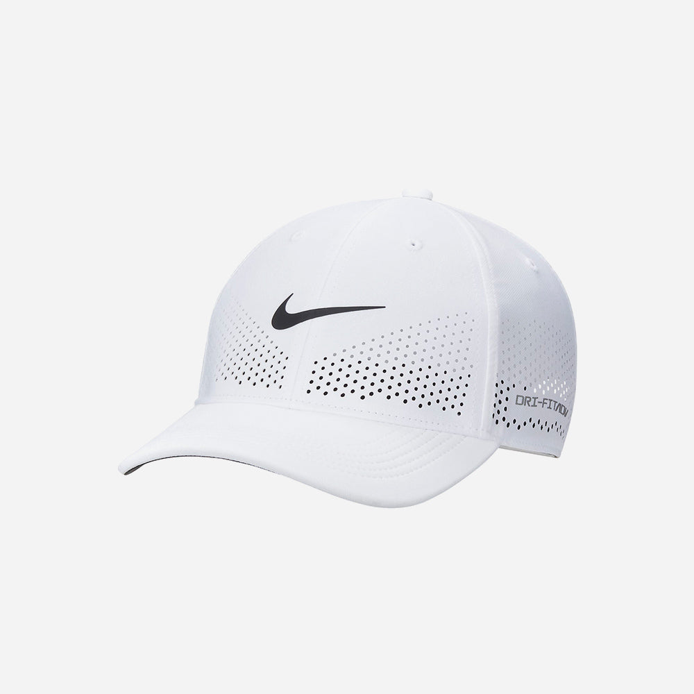 Nón Thể Thao Nike Dri-Fit Adv Club Structured Swoosh - Trắng - Supersports Vietnam