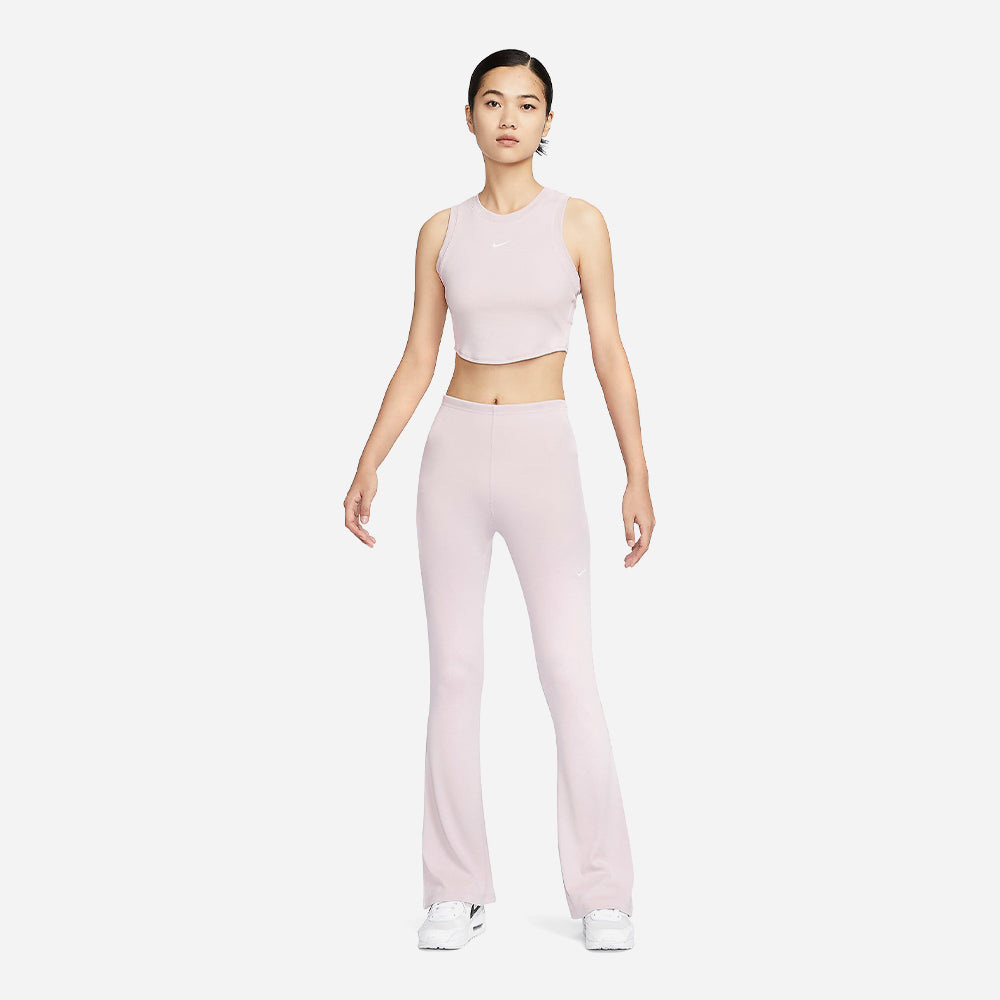 Áo Ba Lỗ Nữ Nike Essential Ribbed - Hồng - Supersports Vietnam