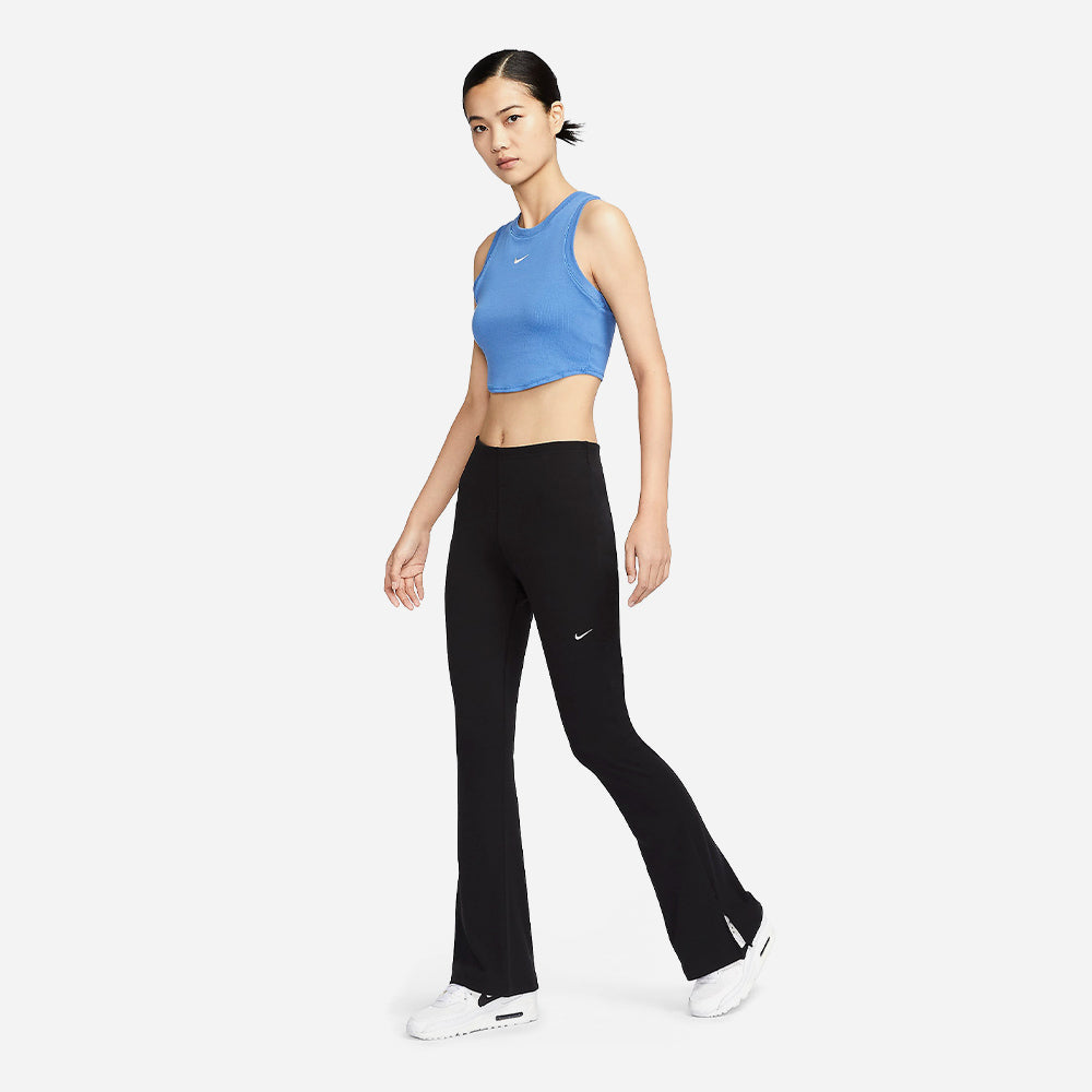 Áo Ba Lỗ Nữ Nike Essential Ribbed - Xanh Dương - Supersports Vietnam