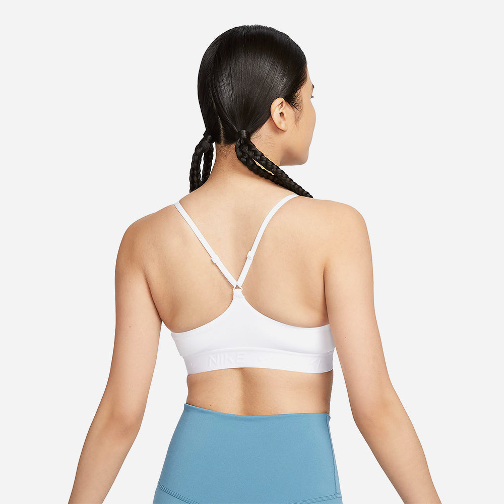 Áo Bra Thể Thao Nữ Nike Dri-Fit Indy - Trắng - Supersports Vietnam