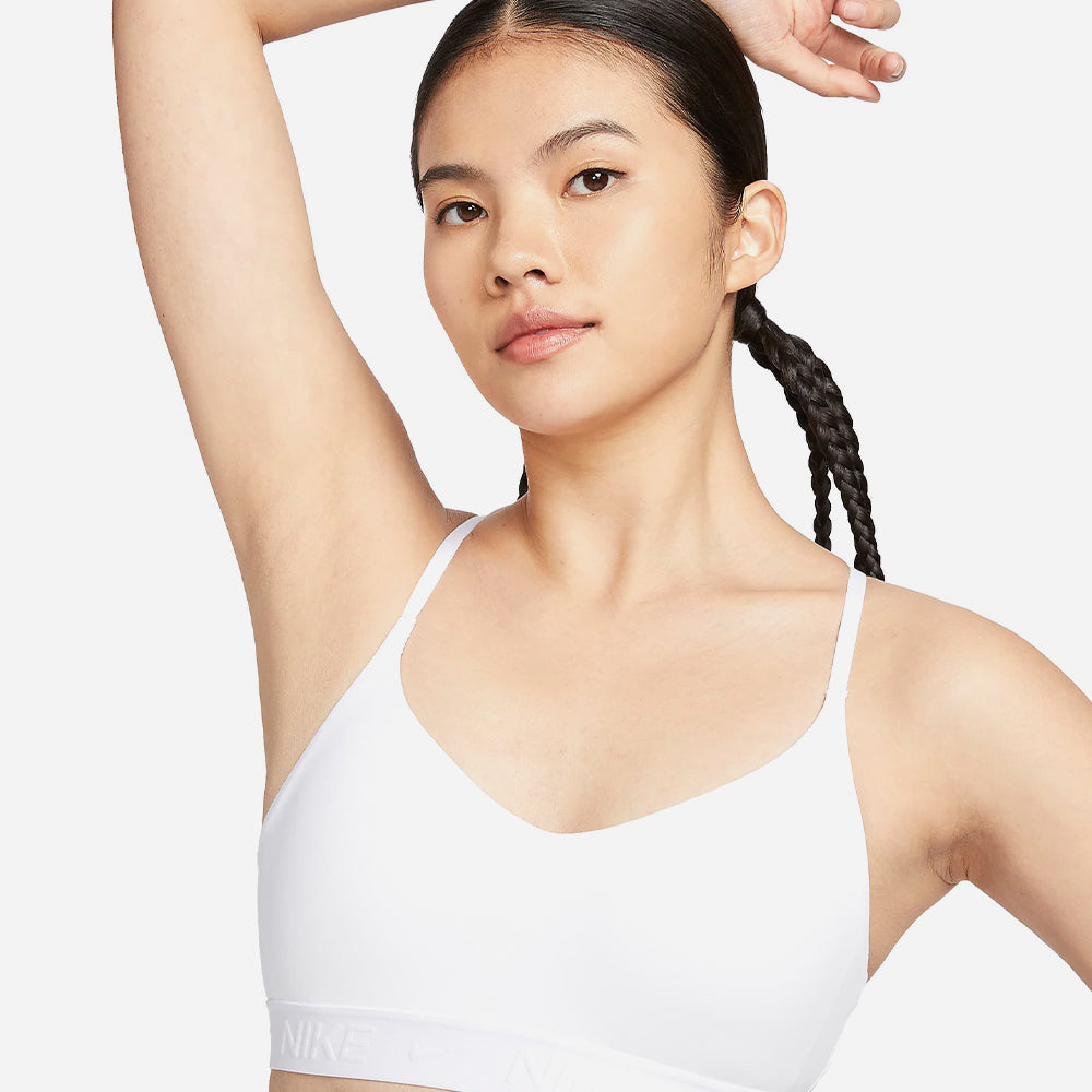 Áo Bra Thể Thao Nữ Nike Dri-Fit Indy - Trắng - Supersports Vietnam