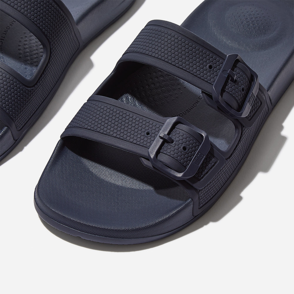 Dép Nữ Fitflop Iqushion Two-Bar Buckle - Xanh Navy - Supersports Vietnam