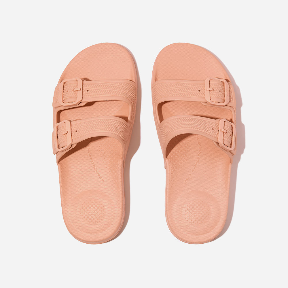 Dép Nữ Fitflop Iqushion Two-Bar Buckle - Cam San Hô - Supersports Vietnam