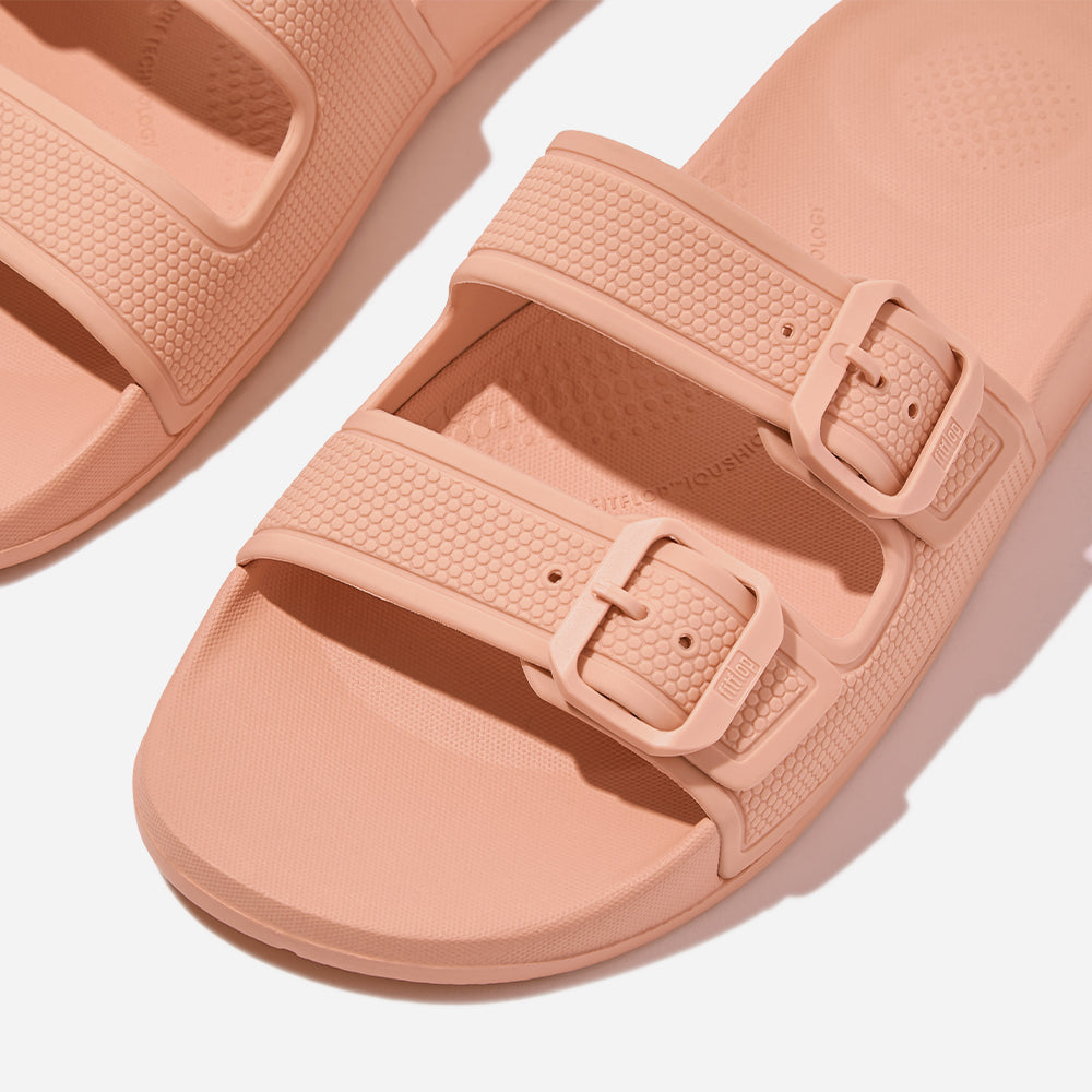 Dép Nữ Fitflop Iqushion Two-Bar Buckle - Cam San Hô - Supersports Vietnam