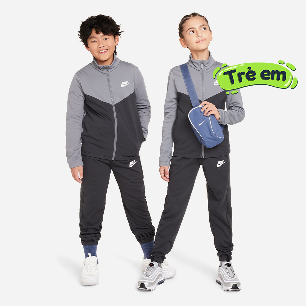 Bộ Quần Áo Trẻ Em Nike Sportwear - Xám