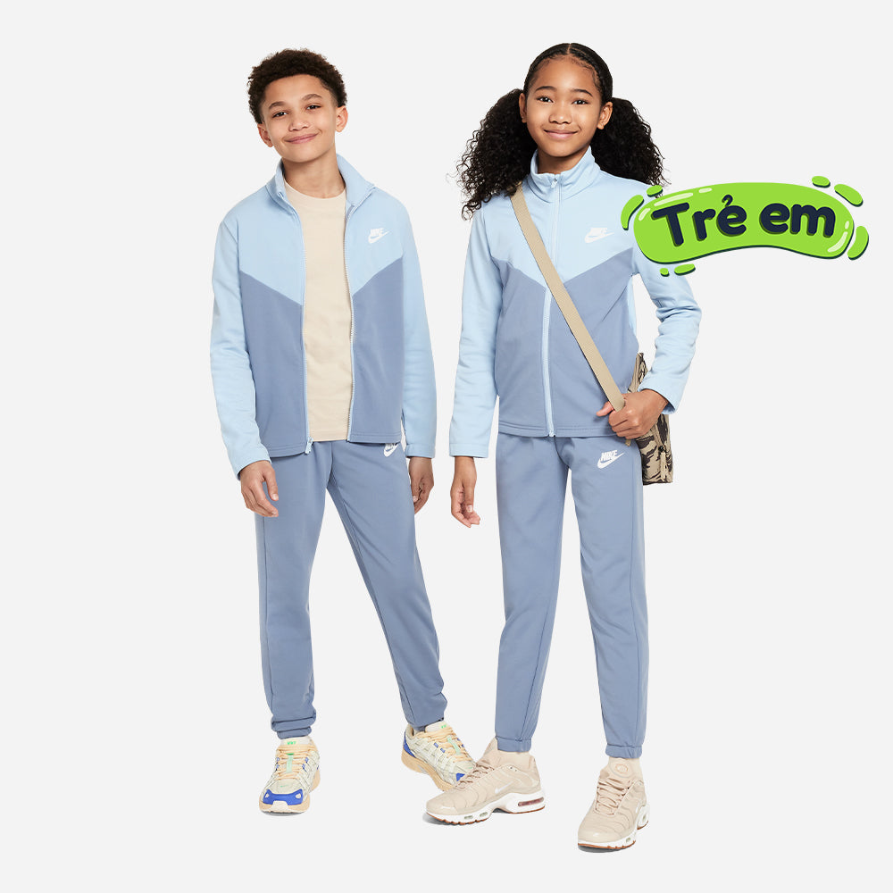 Đồ Bộ Trẻ Em Nike Sportwear - Xanh Dương - Supersports Vietnam