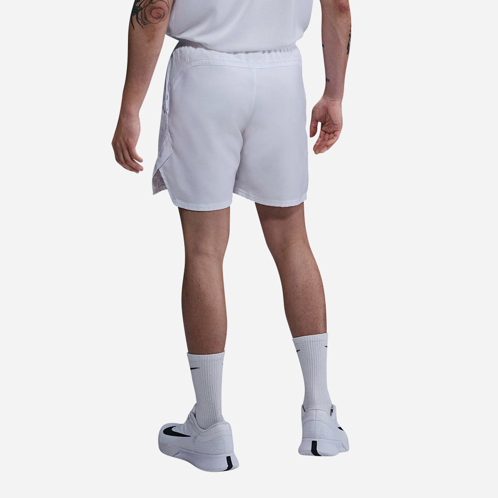 Quần Ngắn Thể Thao Nam Nike Court Dri-Fit Victory 7 Inch - Trắng - Supersports Vietnam