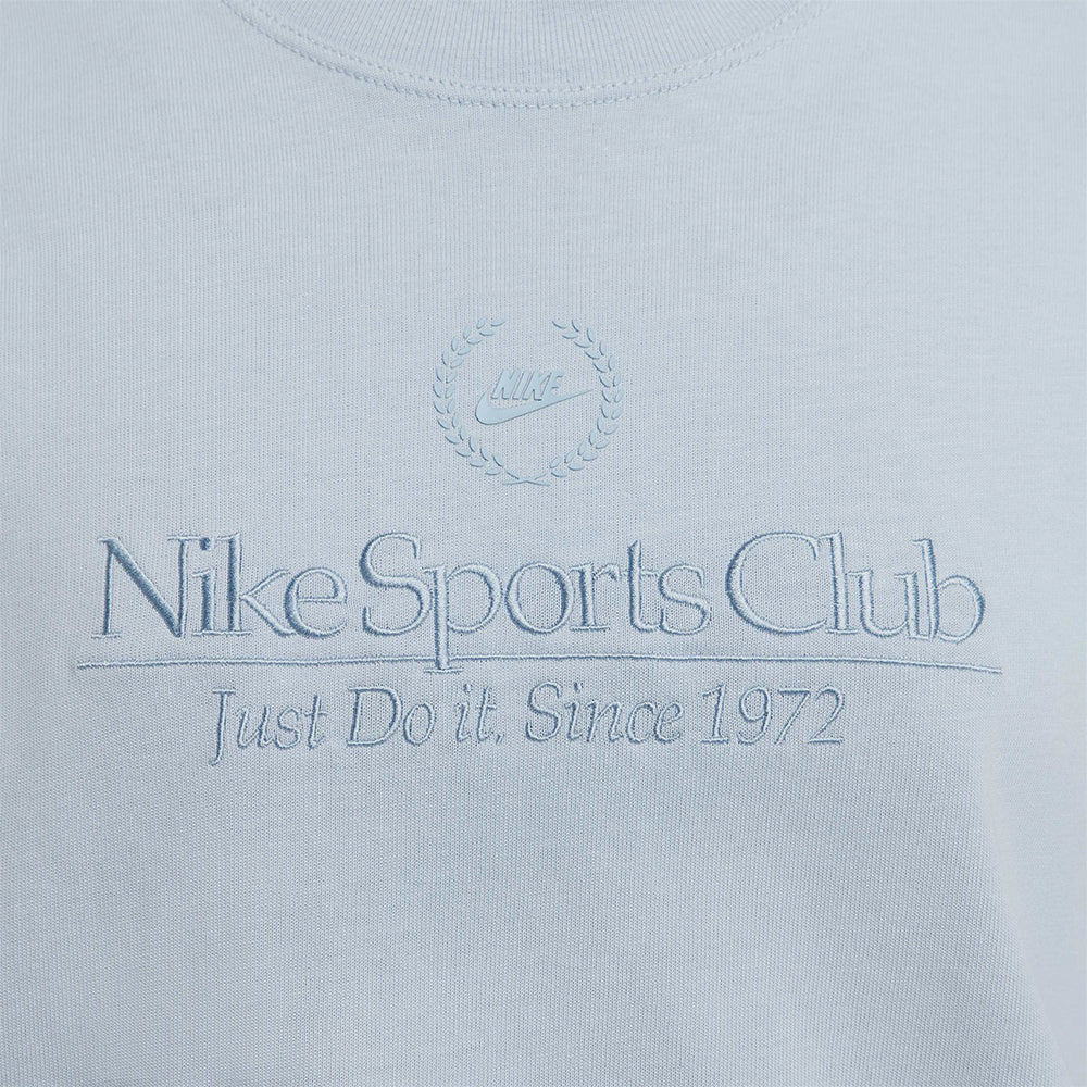 Áo Thun Nữ Nike Boxy Campus - Xanh Dương - Supersports Vietnam
