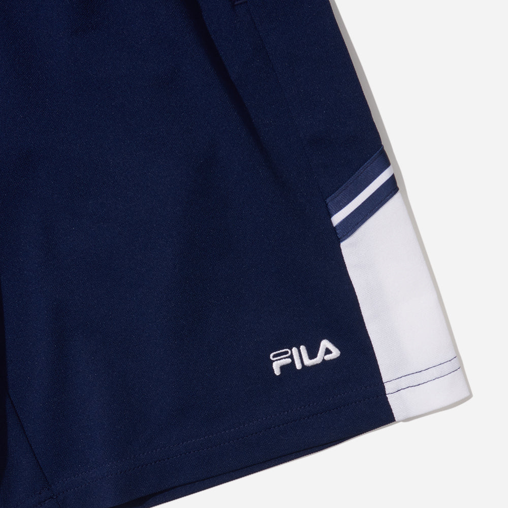 Quần Ngắn Thời Trang Trẻ Em Fila Basketball Warm-Up - Xanh Navy - Supersports Vietnam