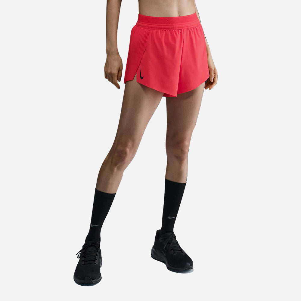 Quần Ngắn Nữ Nike Dri-Fit Adv Mid-Rise 3In - Đỏ - Supersports Vietnam