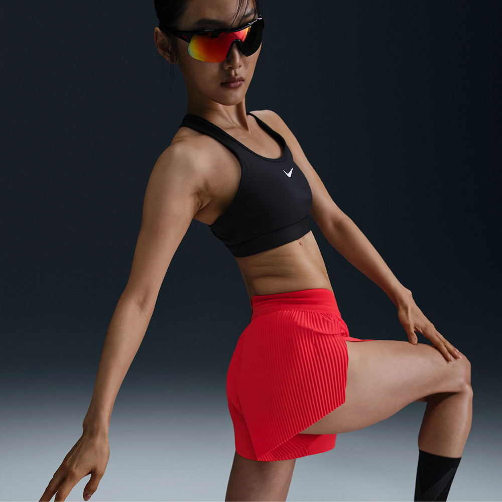 Quần Ngắn Nữ Nike Dri-Fit Adv Mid-Rise 3In - Đỏ - Supersports Vietnam