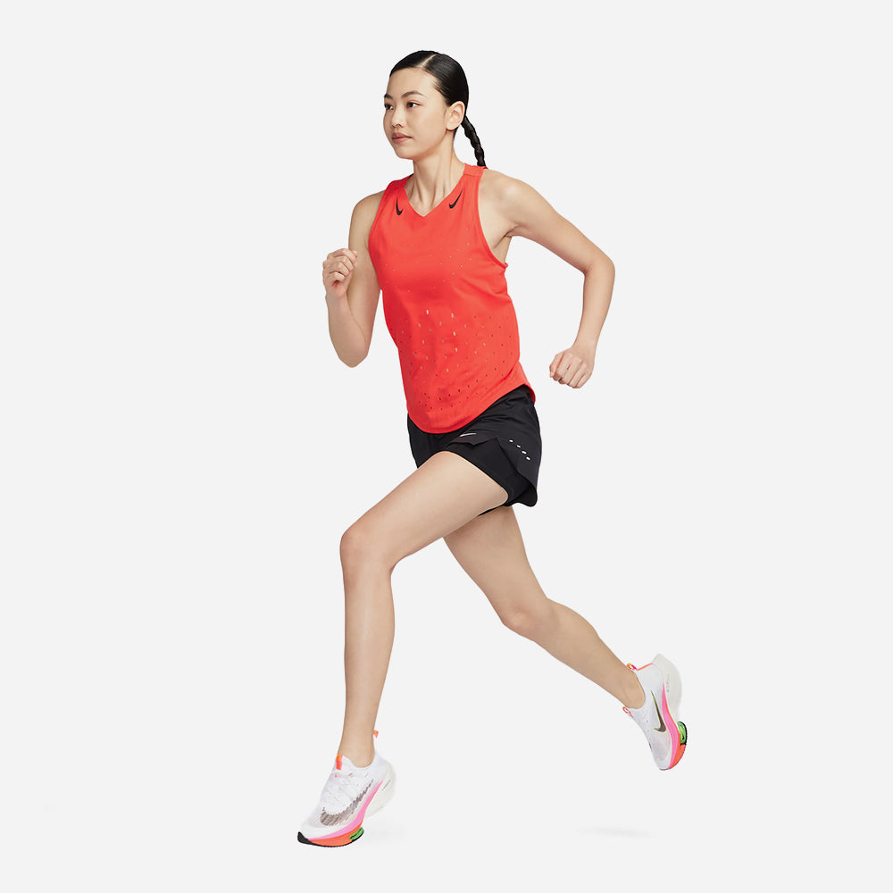 Áo Ba Lỗ Nữ Nike Aeroswift Dri-Fit Adv - Cam - Supersports Vietnam