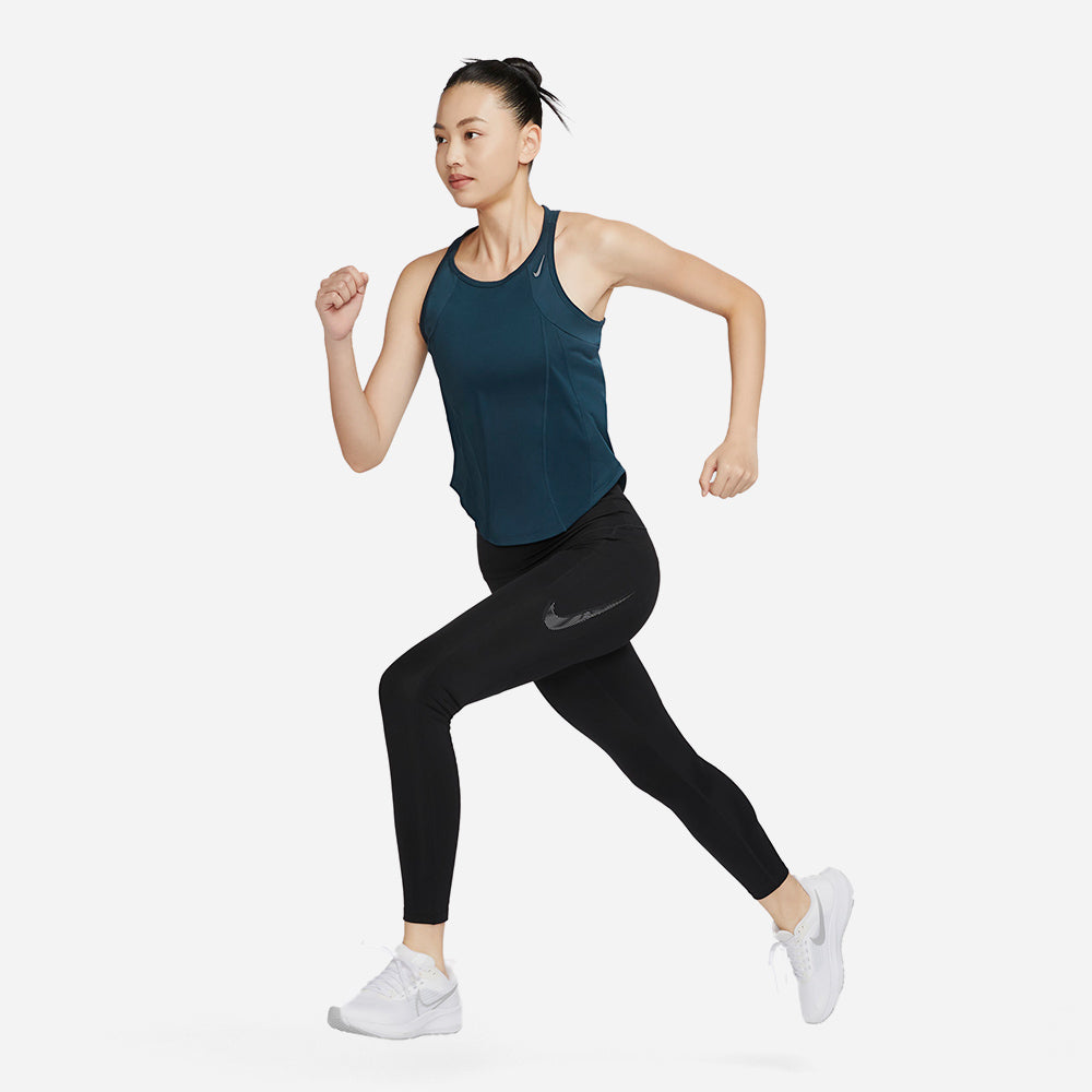 Áo Ba Lỗ Nữ Nike Fast Dri-Fit - Xanh Navy - Supersports Vietnam