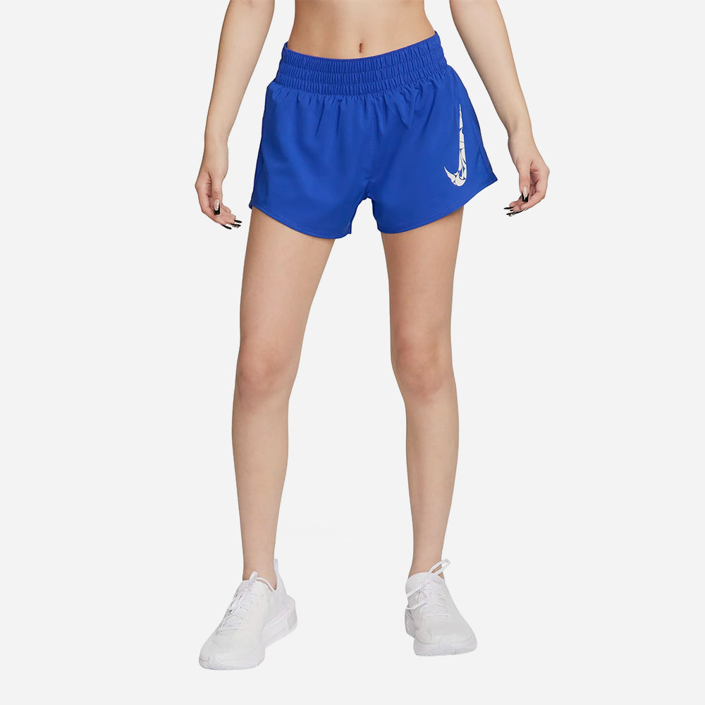 Quần Ngắn Thể Thao Nữ Nike One Swoosh Hbr Dri-Fit - Xanh Dương - Supersports Vietnam