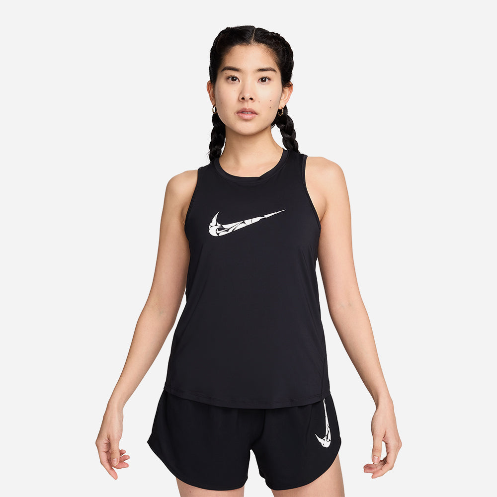 Áo Ba Lỗ Nữ Nike One Swoosh Hbr - Đen - Supersports Vietnam