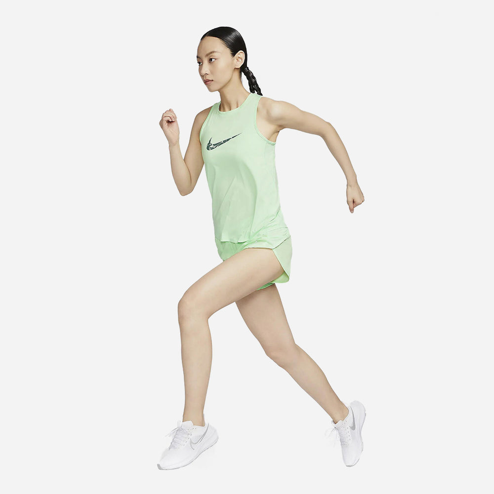 Áo Ba Lỗ Nữ Nike One Swoosh Hbr - Xanh Lá - Supersports Vietnam