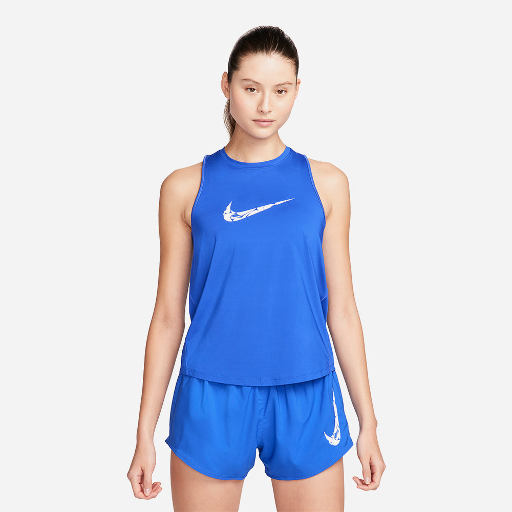 Áo Ba Lỗ Nữ Nike One Swoosh Hbr - Xanh Dương - Supersports Vietnam