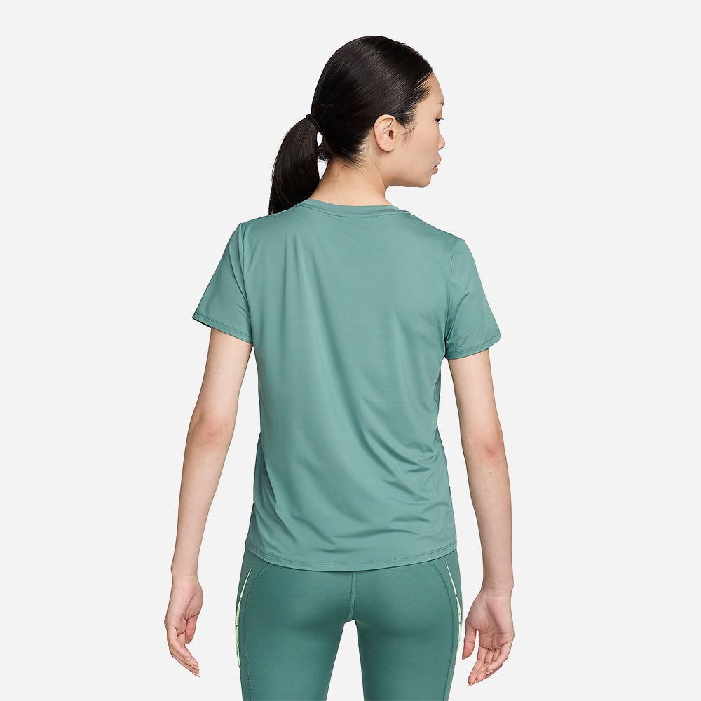Áo Thun Nữ Nike One Swoosh Dri-Fit - Xanh Lá - Supersports Vietnam