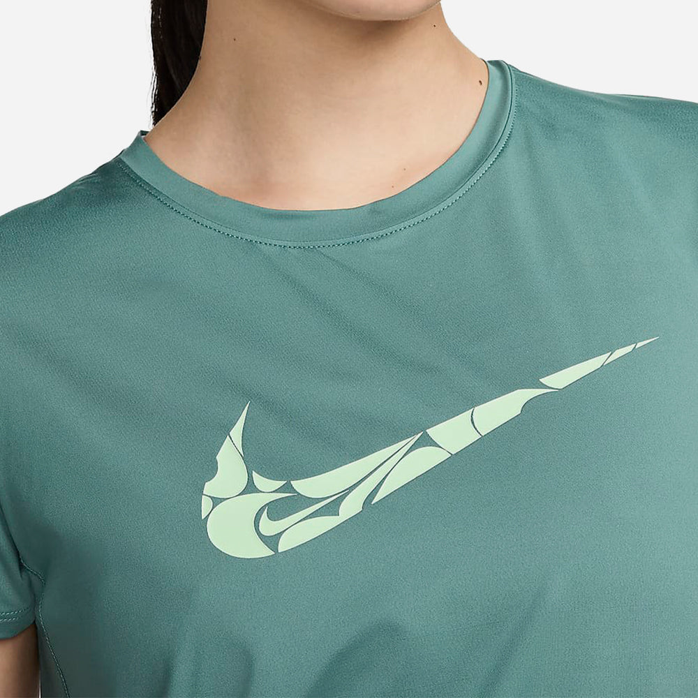 Áo Thun Nữ Nike One Swoosh Dri-Fit - Xanh Lá - Supersports Vietnam