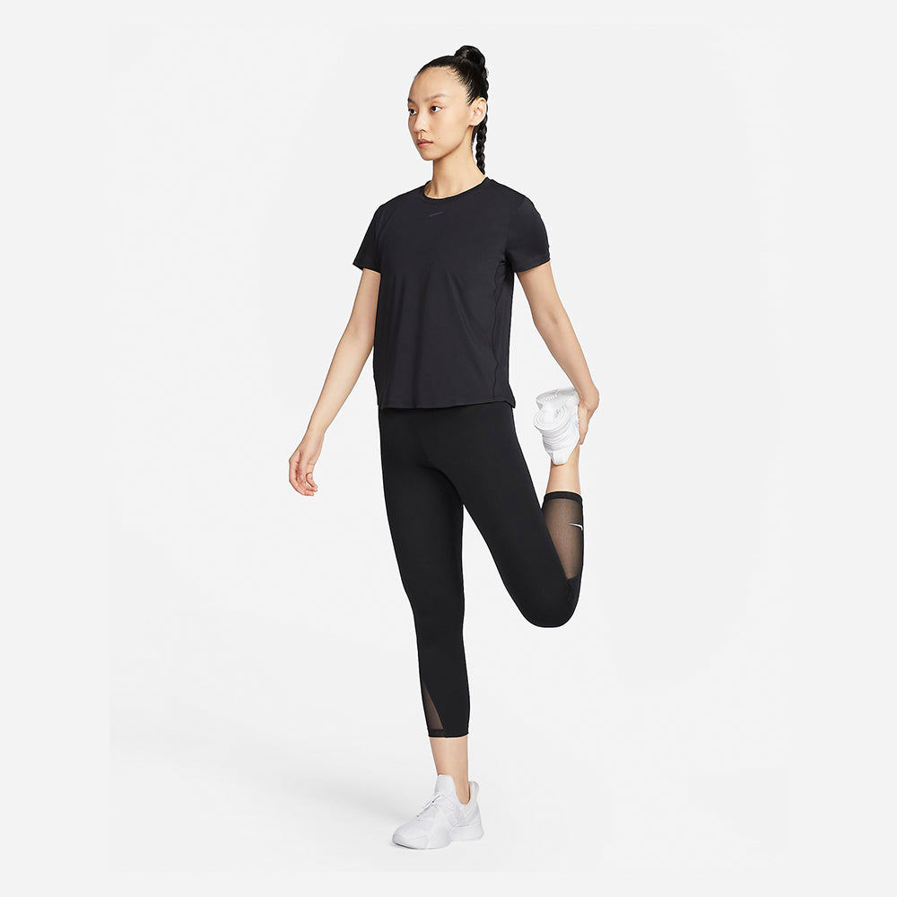 Áo Tay Ngắn Nữ Nike One Classic Dri-Fit - Đen - Supersports Vietnam