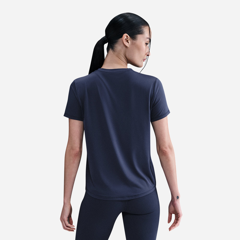 Áo Thun Nữ Nike One Classic Dri-Fit Short-Sleeve - Xanh Navy - Supersports Vietnam