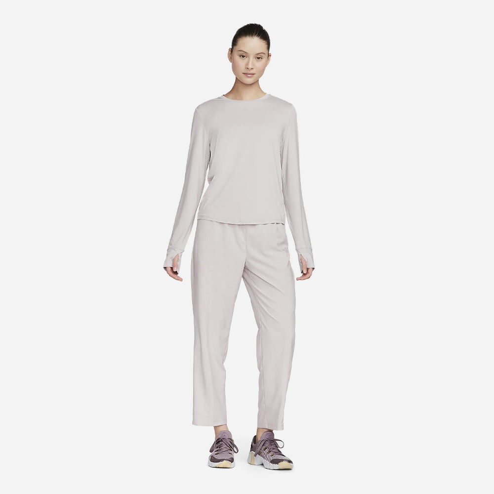 Áo Thun Nữ Nike One Classic Dri-Fit - Xám - Supersports Vietnam