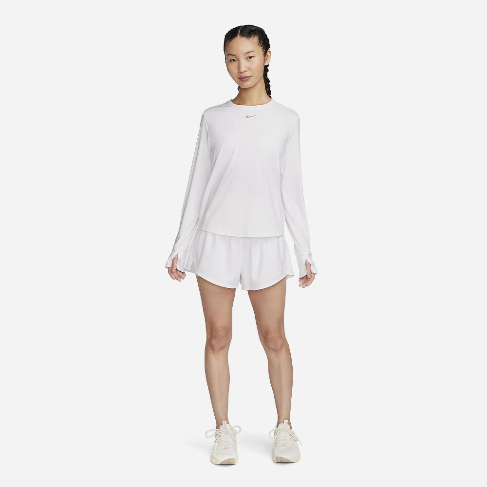 Áo Thun Nữ Nike One Classic Dri-Fit - Trắng - Supersports Vietnam