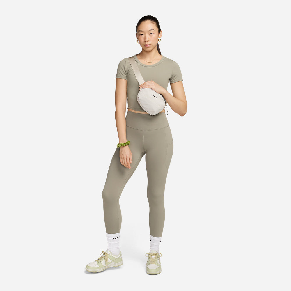 Quần Bó Thể Thao Nữ Nike Dri-Fit One Hr - Xám - Supersports Vietnam