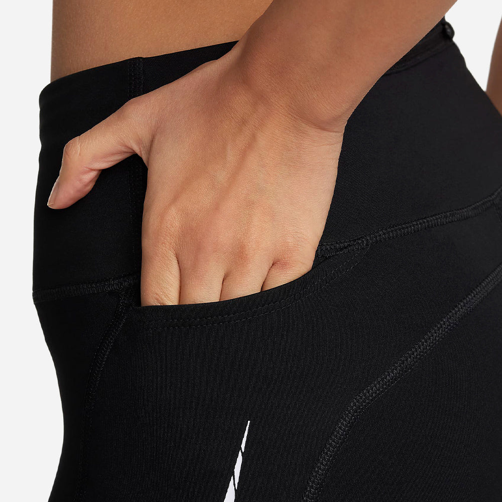 Quần Ôm Nữ Nike Fast Mid-Rise 7/8 Running - Đen - Supersports Vietnam