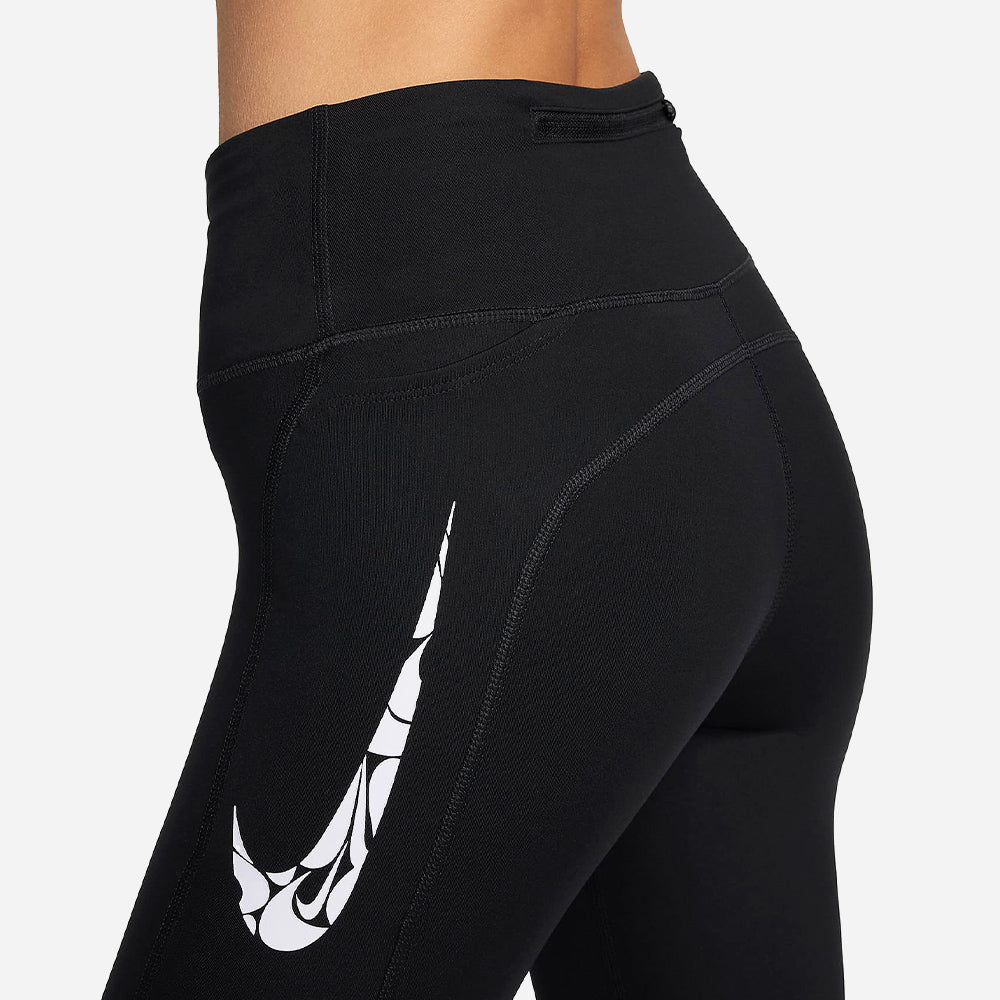 Quần Ôm Nữ Nike Fast Mid-Rise 7/8 Running - Đen - Supersports Vietnam